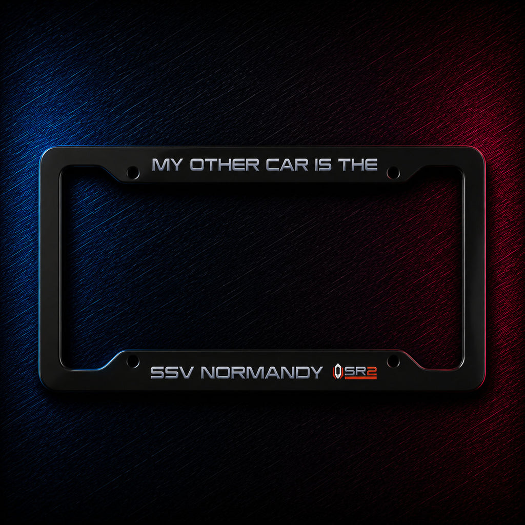My Other Car Is The SSV Normandy SR1 - SR2 License Plate Frame