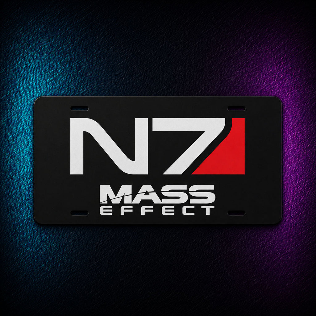N7 Mass Effect License Plate