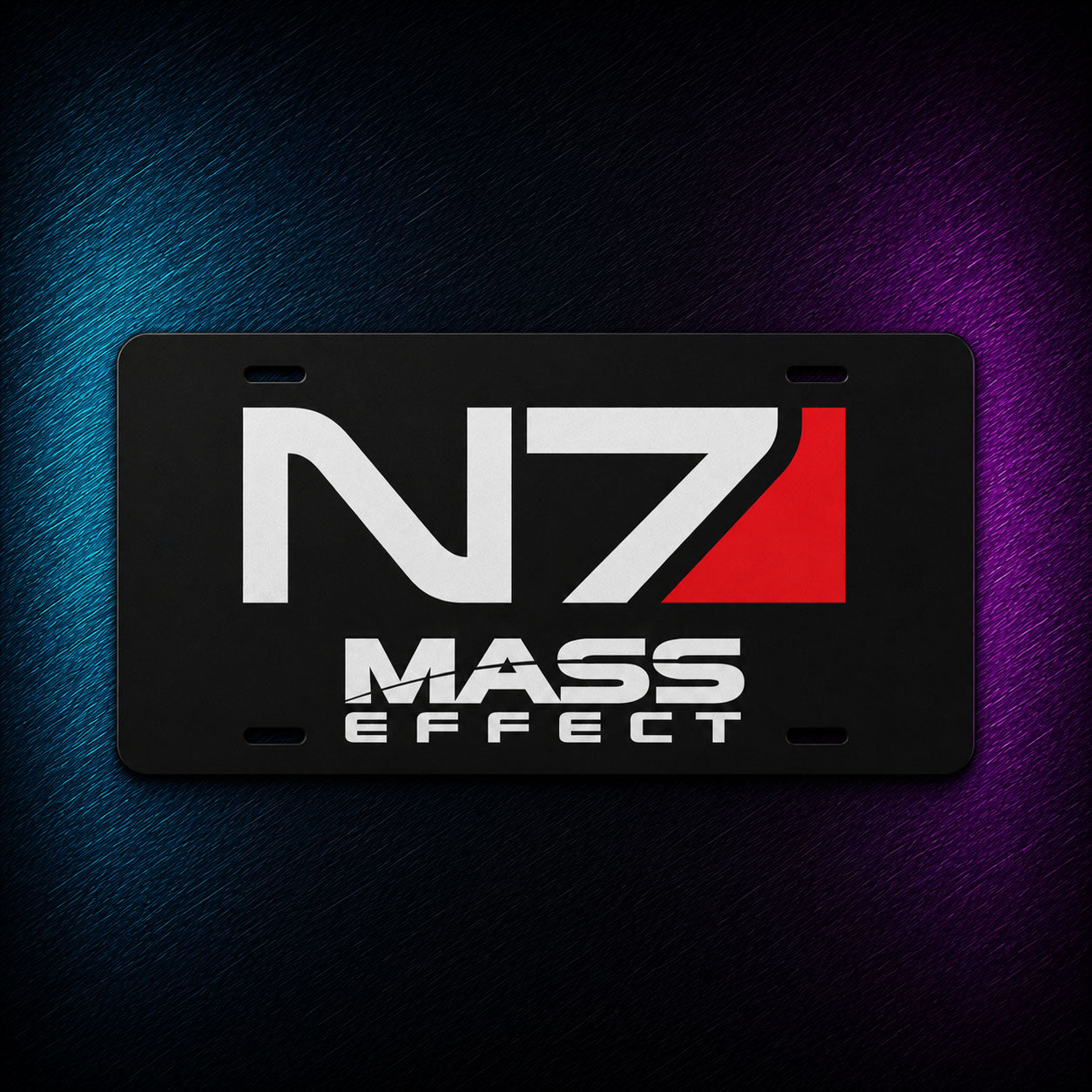 N7 Mass Effect License Plate