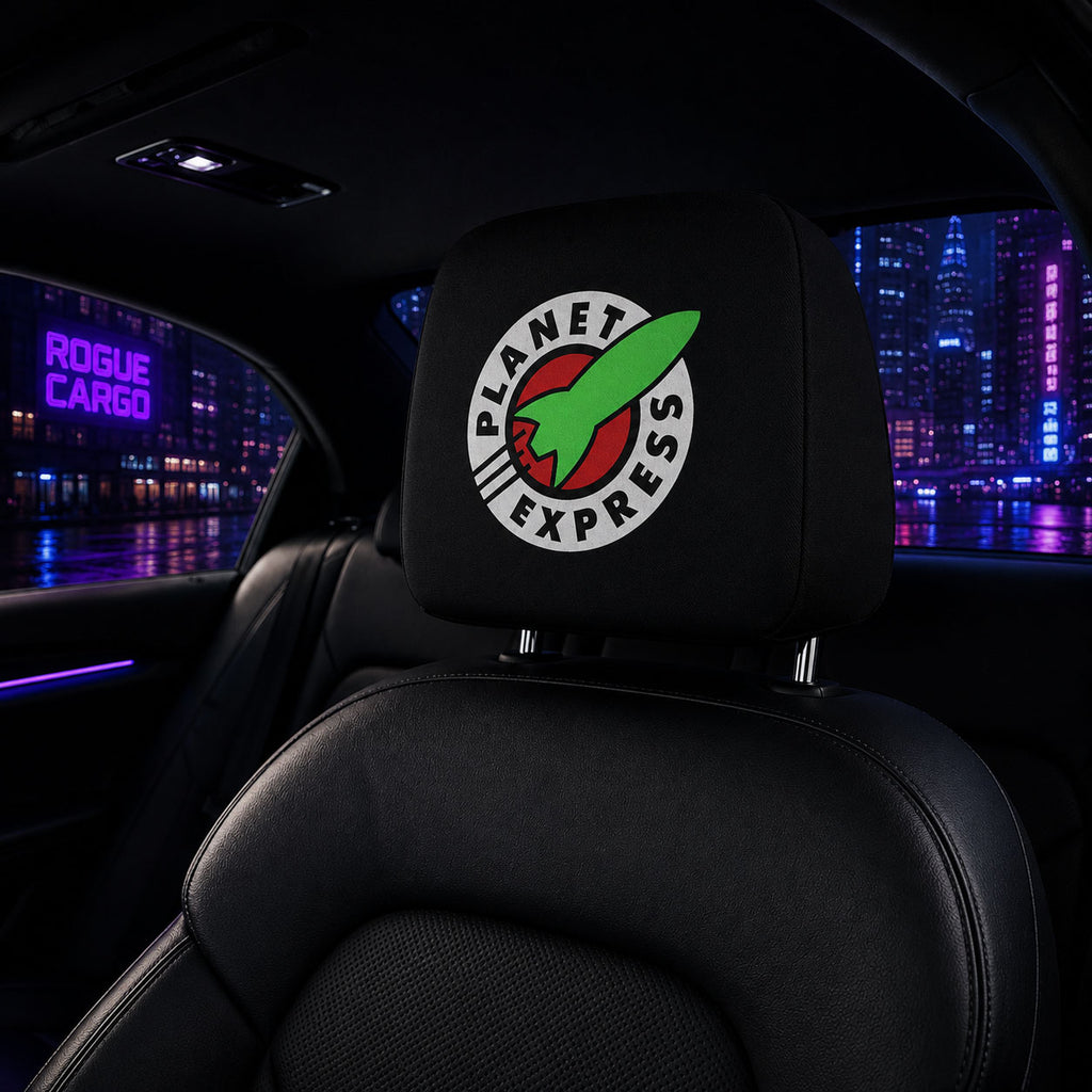 Planet Express Car Seat Headrest Covers