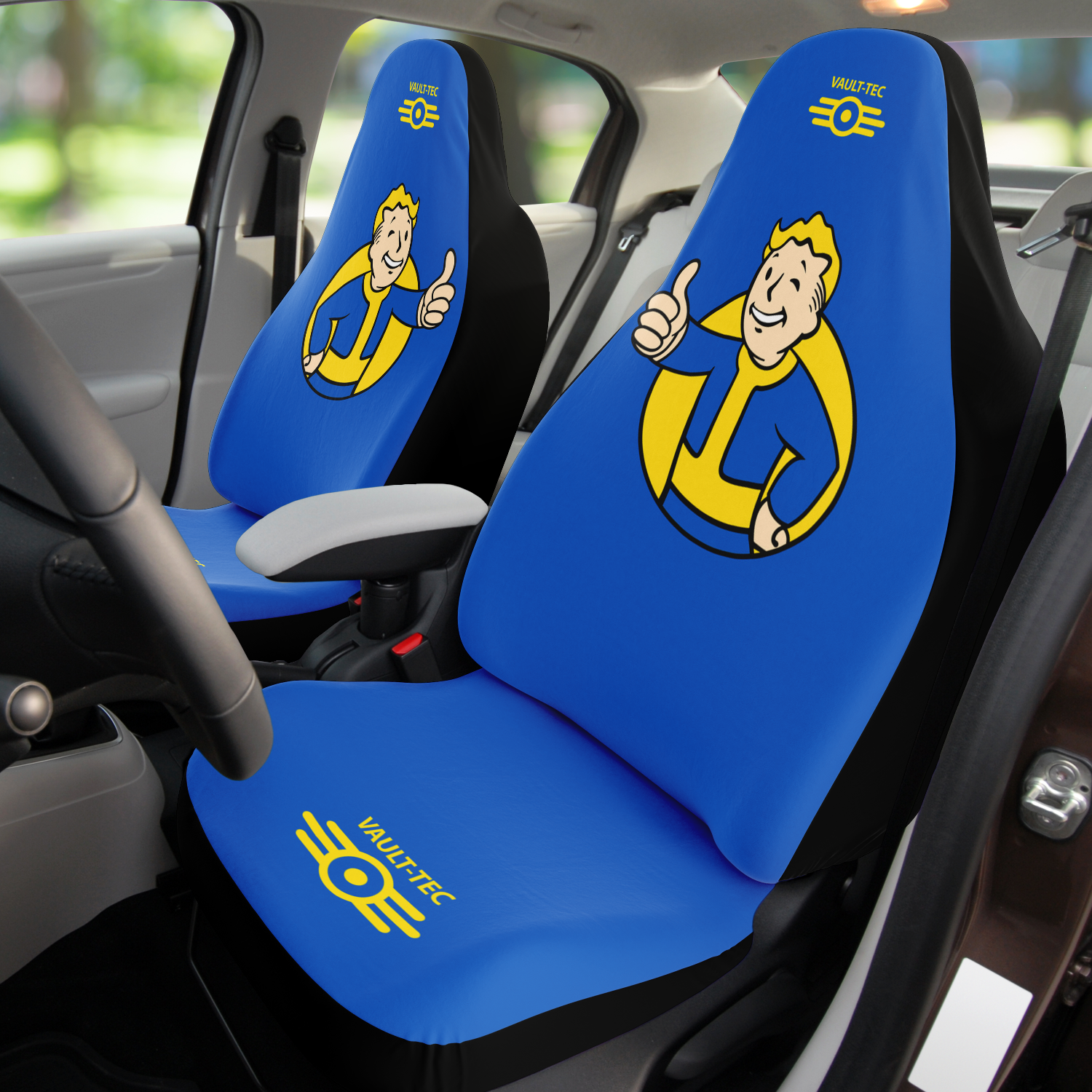 Vault-Tec Car Seat Covers